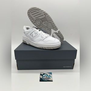 New Balance 550 White Grey (GS) *GSB550PB* Sizes 5Y & 7Y (SAME DAY SHIP!)